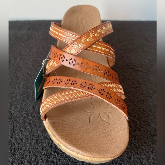 Skechers Cali Tiger Posse Wedge Sandal - Size 7.5 - Picture 6 of 9